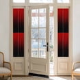 thumbnail image 2 of Dark Red Black Ombre Window Privacy Film, Modern Abstract Art Striped Gradient Static Cling UV Sun Blocking Heat Control Window Tint Day and Night, Non-Adhesive One Way Privacy Cover 17.7''x78.7'', 2 of 7