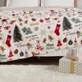 thumbnail image 6 of Great Bay Home Velvet Plush Holiday Printed Bed Blanket (Twin), 6 of 7