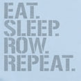 thumbnail image 2 of CafePress - Eat Sleep Row Repeat Body Suit - Long Sleeve Cotton Baby Bodysuit, 2 of 4