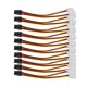 thumbnail image 1 of Adaptador de corriente de 4 pines a PCI-E 6 ( ) ( ) Conector convertidor 10 piezas, 1 of 6