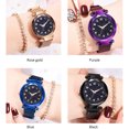 thumbnail image 4 of Reloj de pulsera de cuarzo con imán luminoso para mujer con esfera estrellada de números p Abanopi Reloj de mujer, 4 of 6