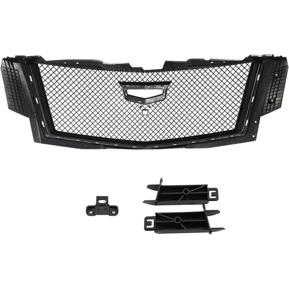 munirater Front Bumper Grille Black Upper Grill Honeycomb Replacement for 2015-2020 Escalade