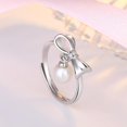 thumbnail image 7 of SEPARQI Women 925 Sterling Silver Butterfly and Pearl pendant Cubic Zirconia Thumb Ring Stress Anxiety Rings Women's Jewelry Lady Birthday Mother's Day Gifts, 7 of 7