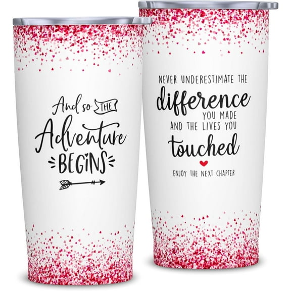 Christmas Retirement Gifts for Women 2023, Coworker Leaving Gifts for Women, Farewell/Goodbye/Going Away Gifts for Co Worker, Xmas New Job Gifts for Women 20oz Tumbler, Best Promotion Gifts for Woman
