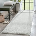 thumbnail image 2 of Well Woven Elle Basics | Emerson Shag Ivory | Textured Runner Rug 3x10 (2'7" x 9'6"), 2 of 8