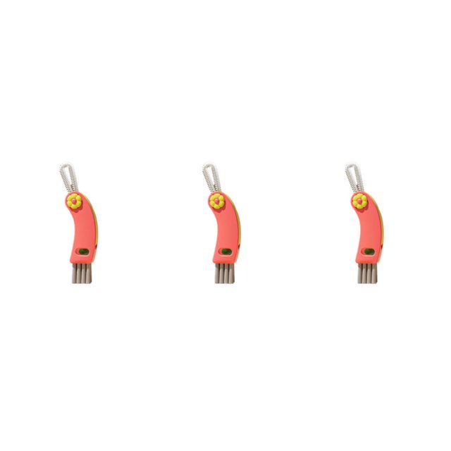 Thinsony 1/2/3/5 Affordable Cleaning Brushes For Multi-purpose Kitchen Cleaning Cleaning Tools Bottle Efficient Easy To red 3PCS