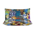 thumbnail image 4 of Scooby Doo Comforter Set 3 Pieces Quilt Cover Set Soft Bedding Sets for All Seasons (1 Comforter 86"x70", 2 Pillowcases), 4 of 8