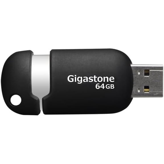 Gigastone 64GB Classic Capless USB 2.0 Flash Drive (GS-Z64GCNBL-R)
