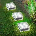 thumbnail image 3 of EeaseCA 1Pc Solar Powered Brick Light Waterproof LED Landscape Light for Garden White, 3 of 8