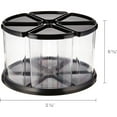 thumbnail image 4 of Deflecto, DEF39000104, Carousel Storage Organizer, 1 Each, Black,Clear, 4 of 7