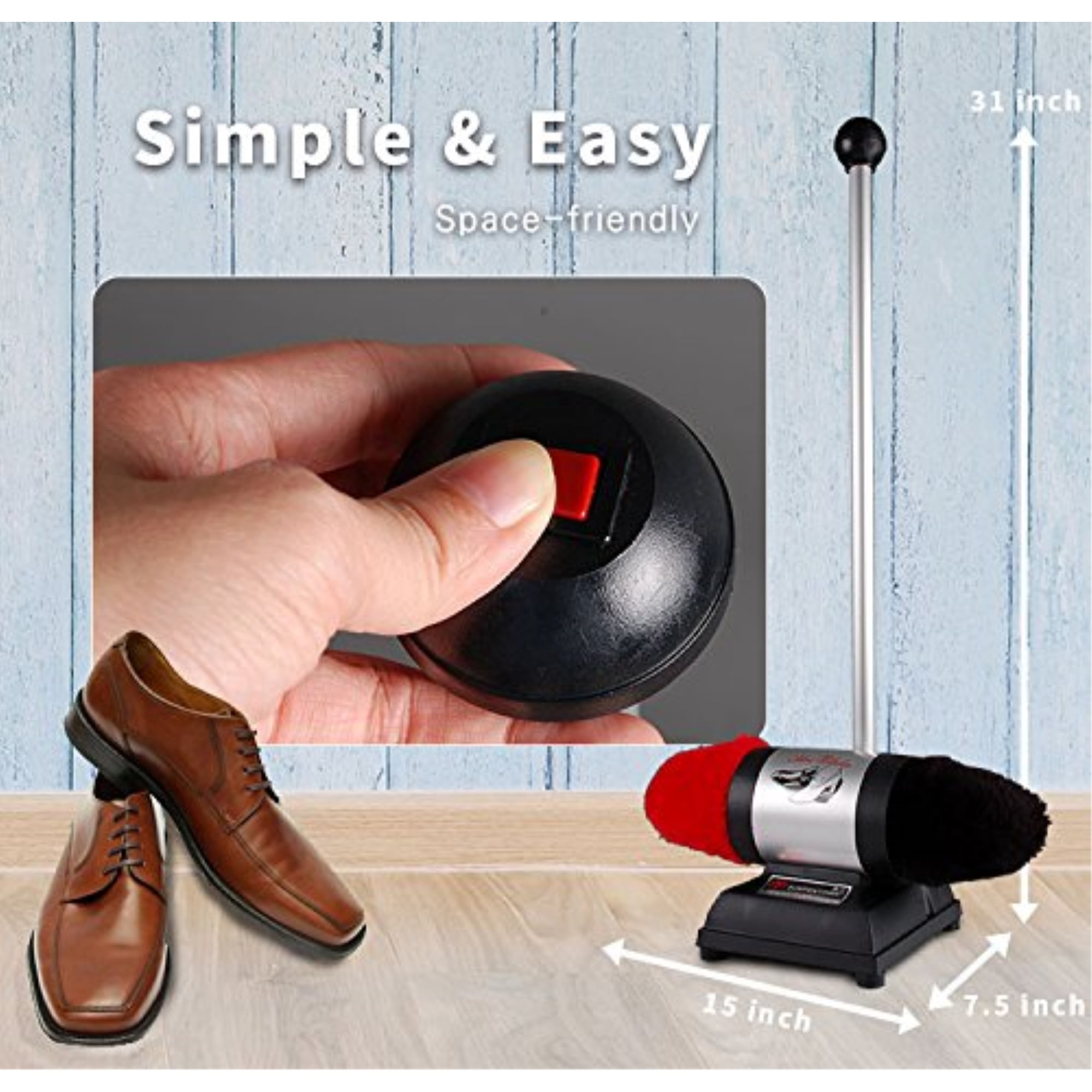 Automatic Shoe Buffer with Dual Buffers - Thumbnail 3