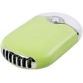 thumbnail image 2 of Secador de pelo portátil - Verde, batería de iones de litio Mini ventilador incorporado de escritorio Ventilador de aire acondicionado recargable USB, 2 of 4