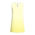 thumbnail image 7 of Gamivast Dresses for Women Sleeveless Crew Neck Loose Fit Shift Mini Dress Solid Color Ruffle Hem Flowy Comfy Casual Beach Vacation Summer Dresses Spring Dresses, 7 of 7