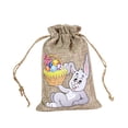 thumbnail image 4 of Bolsas con cordón Bolsas para golosinas Suministros para fiestas de Pascua Bolsas para fiestas de conejitos de Pascua dulces Bolsas para dulces de cum Estilo I, 4 of 8