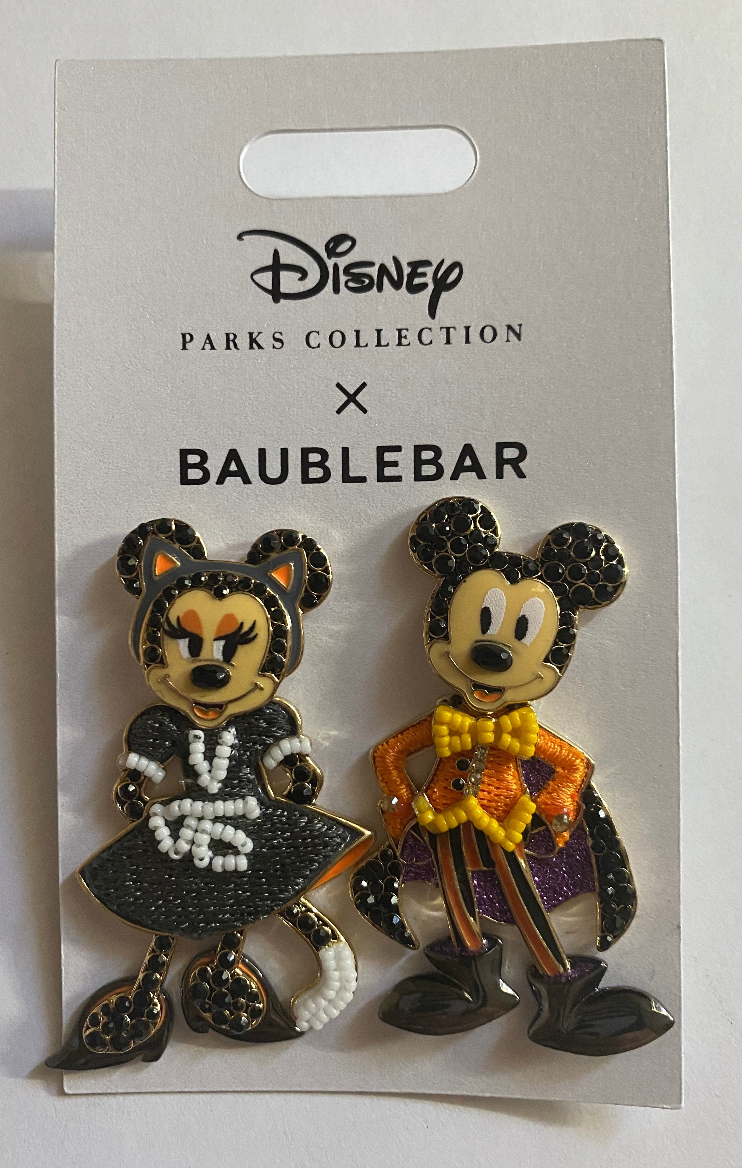 Disney Parks Halloween 2021 Mickey and Minnie Baublebar