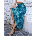 thumbnail image 3 of a.Jesdani Womens Skirts Casual High Waist Ruffle Swing Beach Maxi Skirt with Pockets s-xxl, 3 of 7