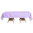 thumbnail image 3 of Balsa Circle 60 x 102 in Lavender Rectangle Polyester Tablecloth Table Cover Linens for Wedding Party Events Kitchen Dining, 3 of 11