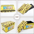 thumbnail image 3 of XIBUFE Toy Storage Chest Kids Toy Box, Storage for Kids Toys Children Storage Chest & Bench with Flip Top Lid (Animal Bus), 3 of 7