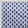 thumbnail image 4 of oneOone Cotton Cambric Medium Blue Fabric Ikat Sewing Fabric By The Yard Printed Diy Clothing Sewing Supplies 42 Inch Wide, 4 of 6