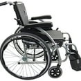 thumbnail image 2 of Karman S-115 Ergonomic Ultra Lightweight Manual Wheelchair, Pearl Silver, 18" Seat Width, 2 of 2