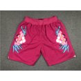 thumbnail image 1 of Miami Heat Retro Embroidered Zipper Pocket Shorts Basketball Pants Embroidered Shorts, 1 of 2