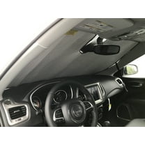 HeatShield, The Original Windshield Sun Shade, Custom-Fit for Jeep Compass SUV w/o Sensor 2017, 2018, 2019, 2020, 2021, Silver Series