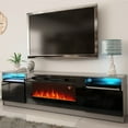 thumbnail image 4 of York 02 Electric Fireplace Modern 79" TV Stand, 4 of 8