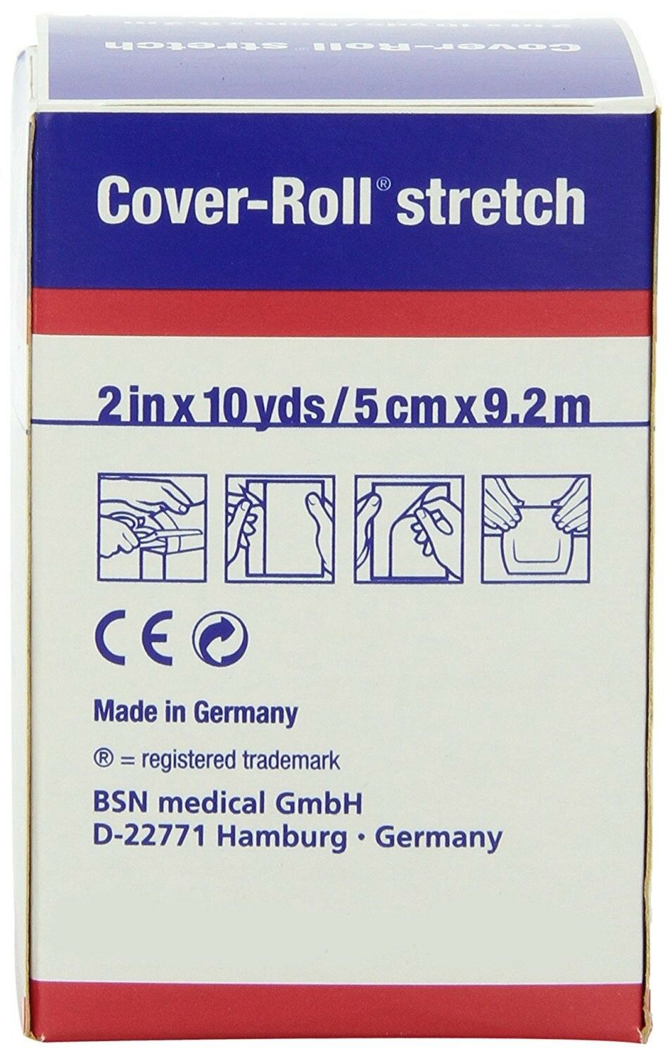 Jobst Cover-Roll stretch, 2 Inch X 10 Inch yards per roll Hypoallergenic