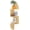 Natural Rattan Wall Shelf, variant on Corner Floating Shelves with Lights - 5 Tiers Corner Shelf Wall Mounted, Bookshelf with LED Light, Floating Shelves for Wall, Display Shelf for Bedroom, Living Room, Office & Home Decor