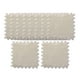 thumbnail image 4 of 10 piezas de alfombra de espuma de rompecabezas de peluche con bordes, cómoda alfombra de rompecabezas Blanco, 4 of 9
