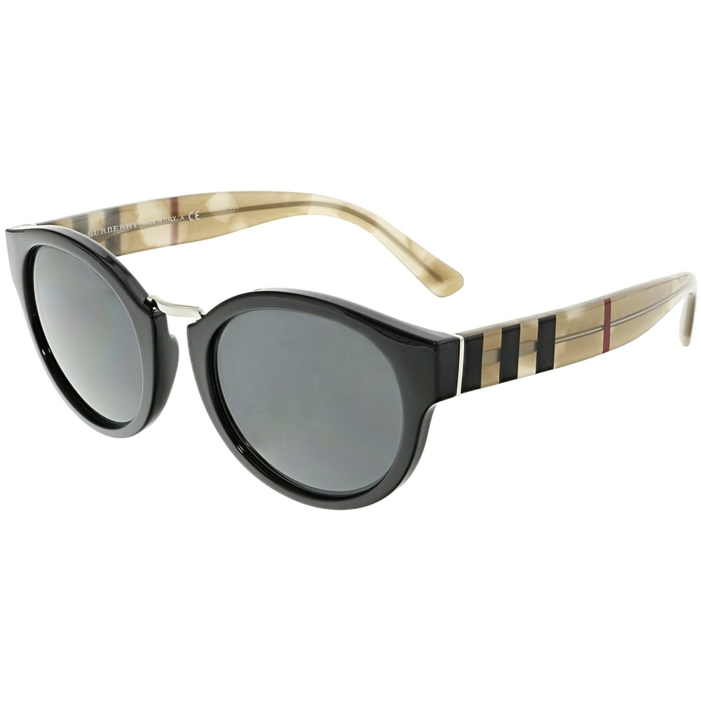 Burberry Burberry Women's BE422736008750 Black Round Sunglasses