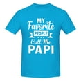 thumbnail image 5 of My Favorite People Call Me Papi Men'S Basic Short Sleeve T-Shirt Spider Baby Blue 4x-Large, 5 of 5