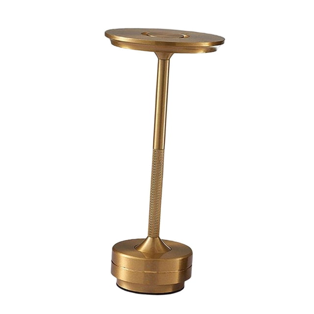 tredstone Lampe de Bureau Sans Fil Rechargeable Gradation Continue Moderne Portable Dorée