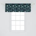 thumbnail image 2 of Ambesonne Botanical Window Valance, Flourishing Flowers Twigs, 54" X 18", Multicolor, 2 of 3