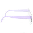thumbnail image 4 of grinderPUNCH Elegant Fashion Designer Inspired Purple Rectangular Party Sunglasses, 4 of 5