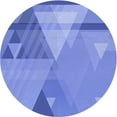 thumbnail image 1 of Ahgly Company Indoor Round Patterned Blue Ribbon Blue Area Rugs, 3' Round, 1 of 6