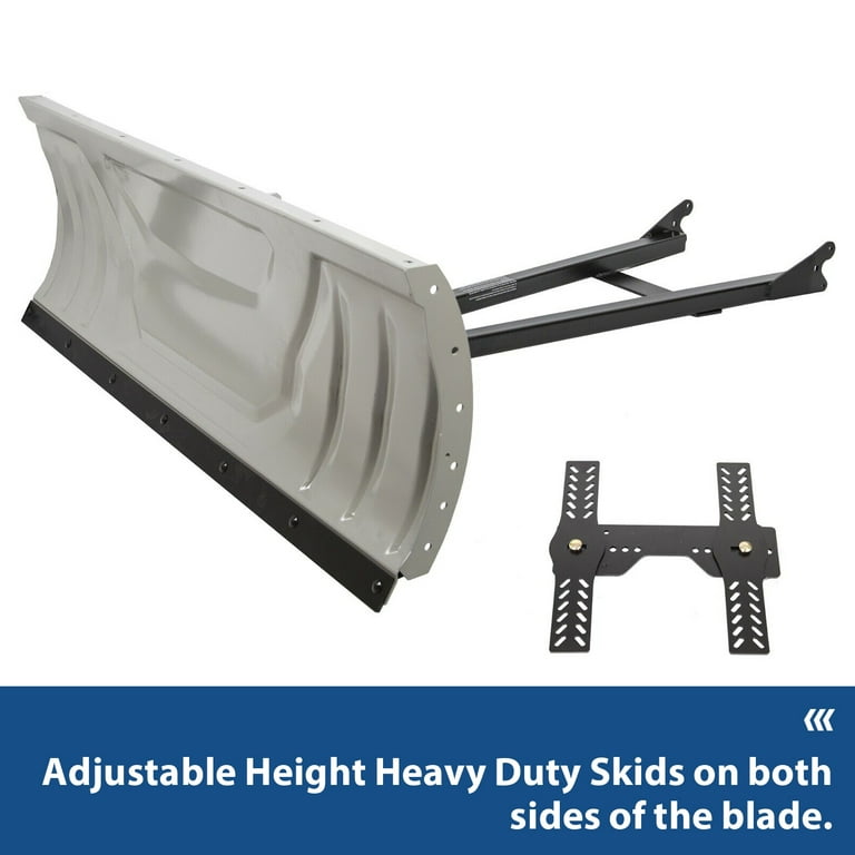 Adjustable Complete Universal 48 Steel Blade Kit For ATV Snow Plow