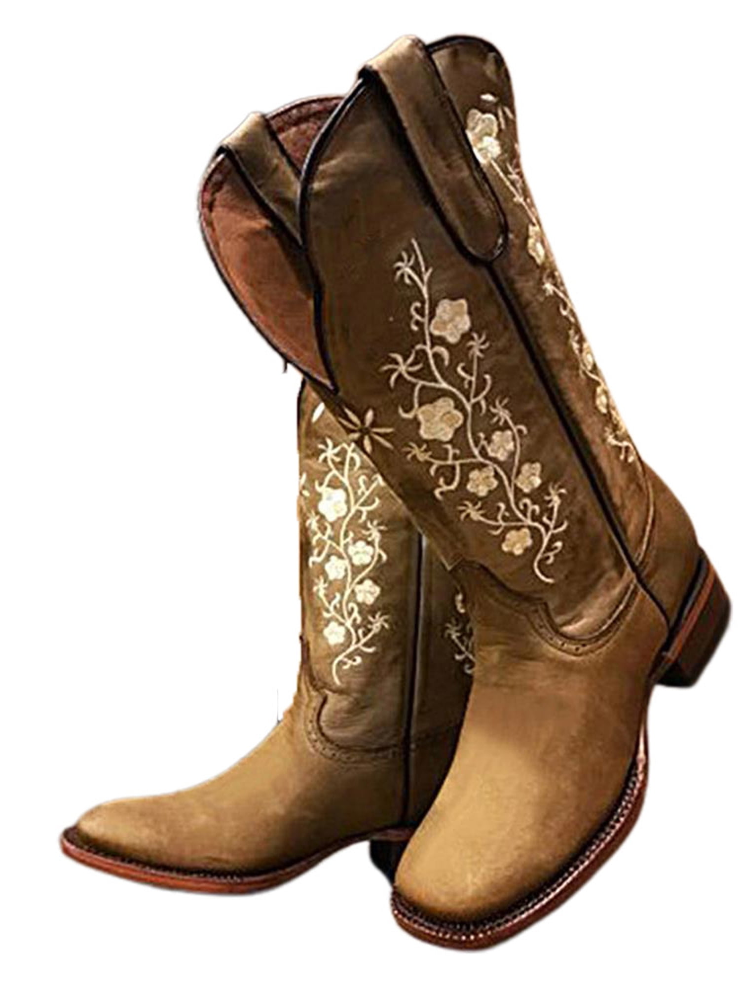 cowboy boots no heel