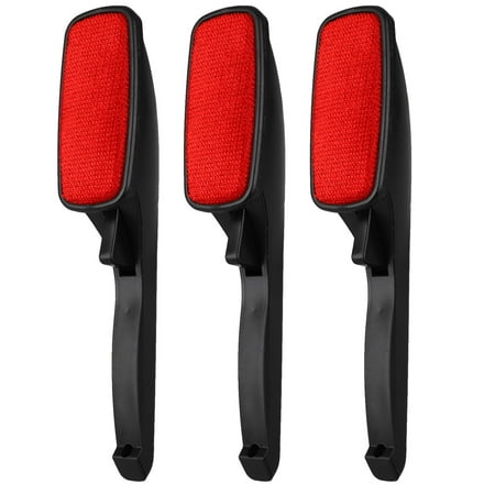Pet Hair Remover From Furniture EEEkit Brush Remover for Clothes - Removes Lint, Pet Hair, Fuzz, Dust and Dandruff from Clothes and Furniture | Reusable Travel Lint Brush with Swivel Head and Comfort-Grip Handle | 3 Pack ()