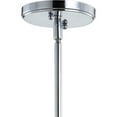 thumbnail image 6 of JONATHAN Y Watts 10.5" 1-Light Mid-Century Modern Iron/Glass LED Pendant, Chrome/Clear, 6 of 10