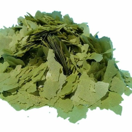 5-lbs Premium Flakes, Your Choice, FREE 12-Type Blackworm/Color Pellets Included - Spirulina Green Gro