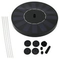thumbnail image 1 of Fuente de agua con panel solar, fuente solar de 7 V, 1,5 W, fuente solar, bomba de agua, bomba de pulverización de agua solar, rendimiento confiable NikouMX herramienta, 1 of 8