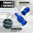 thumbnail image 3 of Unique Bargains 2 Pcs XL Size Aluminum Alloy Universal Turbo Sound Exhaust Muffler Pipe Whistle Roar Maker for Car Black Blue, 3 of 6