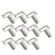 thumbnail image 5 of 10 anillos de uñas ajustables, de metal, antideslustre, usables, sin pegamento, para decoración de uñas de mujer, anillos para las yemas de los dedos. Plata, 5 of 8