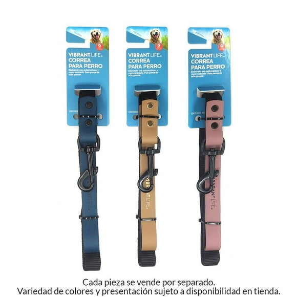 Correa para Perro Vibrant Life De Nylon Talla Grande Varios Colores 1 Pza
