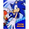 Sonic the Hedgehog Party Supplies - Invitations (8), Includes (8) birthday party invitations with envelopes. By BirthdayExpress