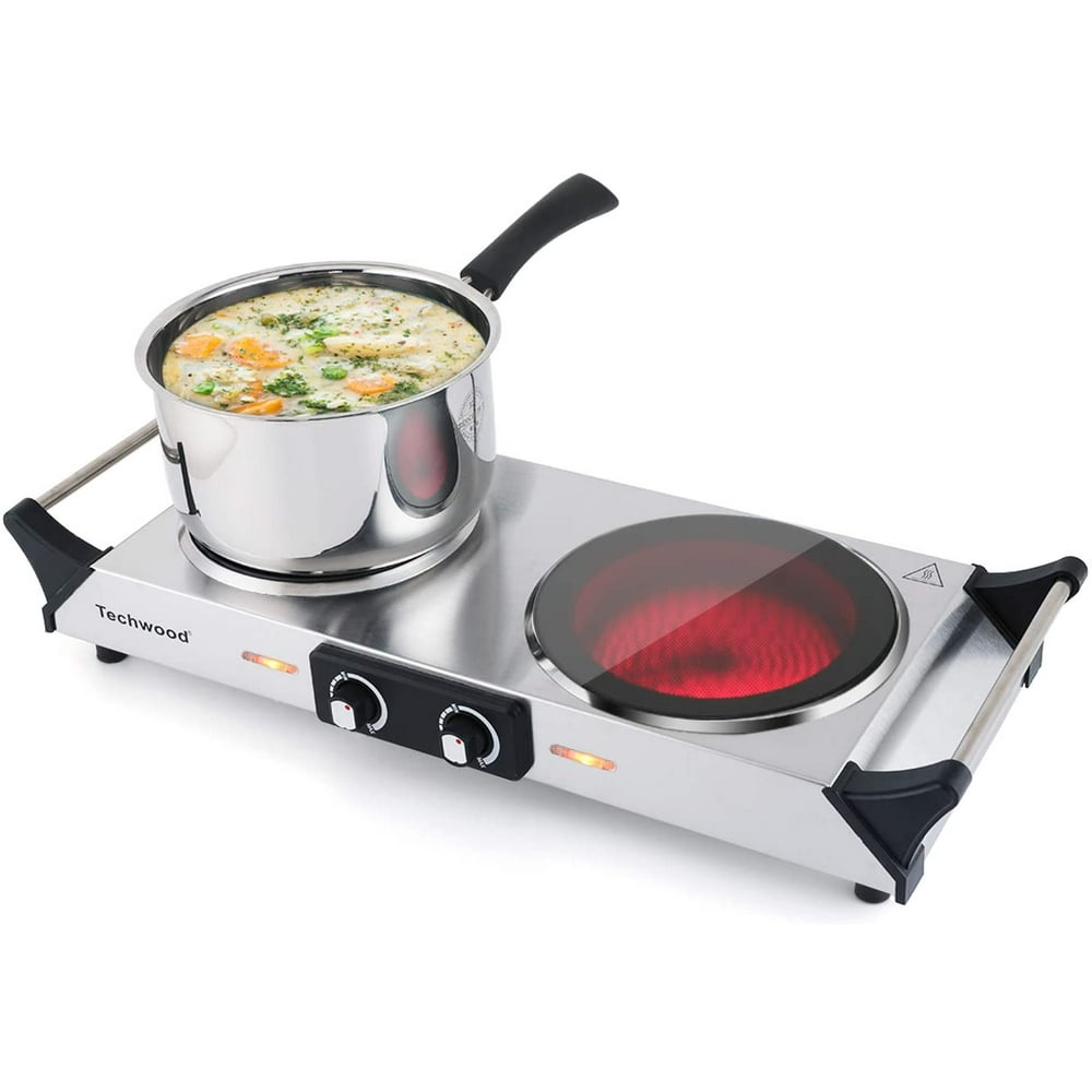 Techwood Hot Plate Portable Electric Stove 1800W Countertop Infrared