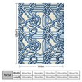 thumbnail image 4 of Orinice Nautical Ropes Theme Warm Lightweight Fleece Blanket for All Seasons - Soft Blanket for Living Rooms Sofa Decor - Cow Gifts Blanket in Multiple Sizes 40x50in, 4 of 6
