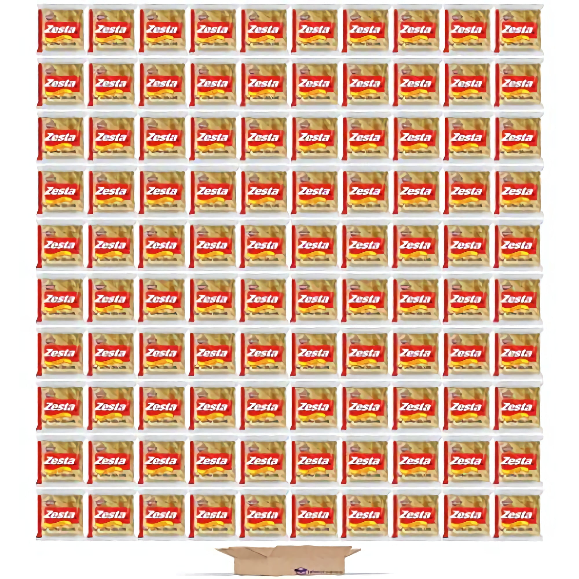 Zesta Saltine Crackers Individually Wrapped Curated by  .2 Ounce Twin Pack | Pack of 100
