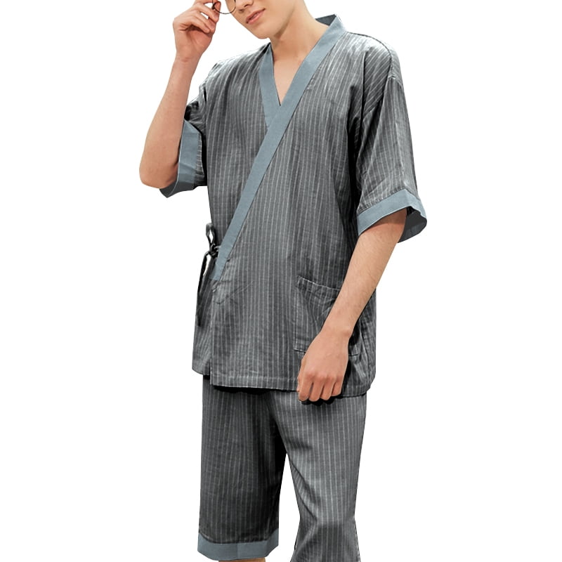 yukata men's robe